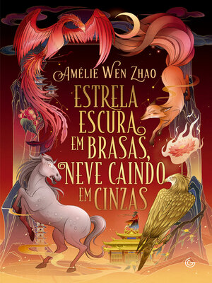 cover image of Estrela escura em brasas, neve caindo em cinzas